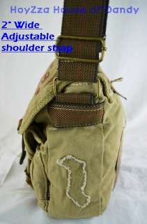 Vintage Casual Medium Size Shoulder Messenger Bag Beige  