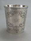 Midwestern Coin Silver Beaker/ Early American Indianapolis, Indiana 