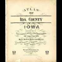 1906 IDA COUNTY plat maps atlas old GENEALOGY history IOWA platt LAND 