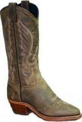 Abilene Longhorn Brown Cowhide western boots #9036  