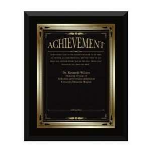  Successories Ebony Achievement Award Plaque Musical Instruments