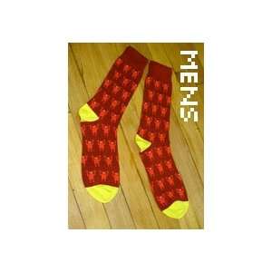 Red Robot Socks (Mens):  Sports & Outdoors