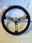 FORD GRANT CLASSIC 13.5 CHROME STEERING WHEEL + ADAPTER (Fits: Ford 