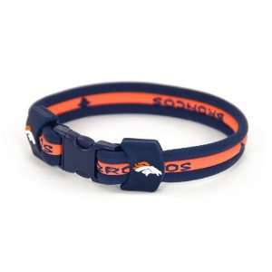 Denver Broncos Titanium Sport Bracelet 