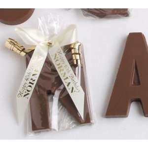   40th Birthday Chocolate Initial Party Favors: Health & Personal Care