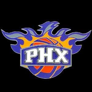  Phoenix Suns NBA Pewter Trailer Hitch Cover: Sports 