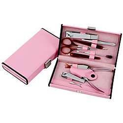 Worthy Pink 10 piece Deluxe Manicure Set  