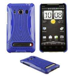 Xmatrix HTC Evo 4G Blue Rubber Case  