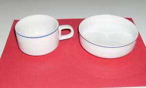 PIECE SET AMERICAN AIRLINES CUP and NUT DISH  