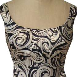 Maggy London Womens Black/ Ivory Stretch Satin Dress  Overstock