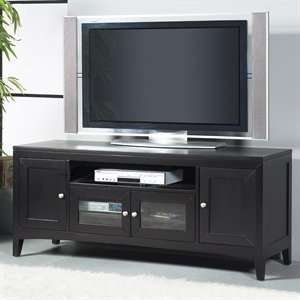  Alpine Furniture SV 09 58in. Vista Console TV Stand, Dark 