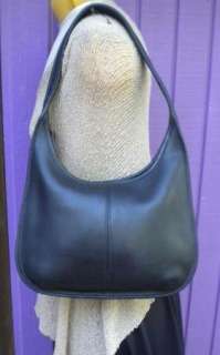   9025 Black Leather Ergo Zip Hobo Handbag Purse Made in USA  