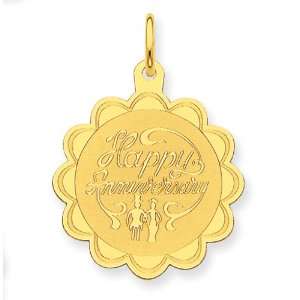  14K Happy Anniversary Charm Jewelry