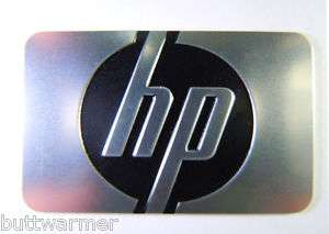 Original Large Metal HP Logo 23 x 38mm (Black) [99]  