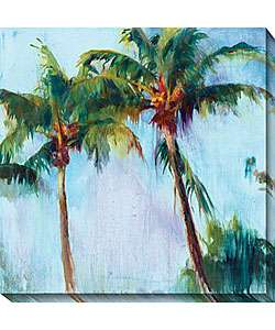 Allyson Krowitz Winter Palm Canvas Art  Overstock