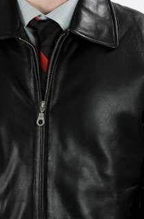 United Face Mens New Classic Black Lambskin Leather Jacket Size S M L 
