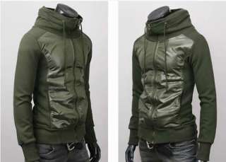 New Fashion Mens Slim Sexy Top Designed Hoody Jacket Coat M L XL XXL 