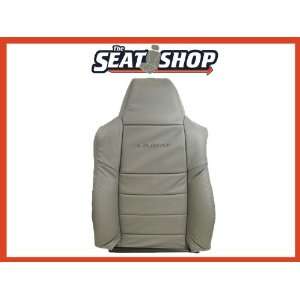 02 03 04 05 06 F250/350 Med Flint Leather Seat Cover Perforated RH Top 