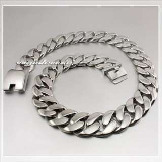 Huge & Heavy 316L Stainless Steel Mens Necklace 5E001N  
