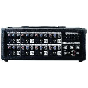  SHS Audio SPM 8200 200 Watt 8 Channel Powered Mixer, Black 