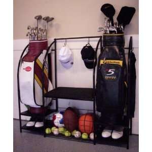 Golf Organizer with Bench:  Sports & Outdoors