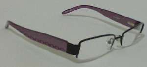 South Hampton Purple Black Eyeglass Frames Women 52 17  