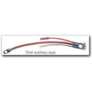    BATTERY CABLE TOP POST 6 GA. 38 RED W/AUX. LEAD: Automotive