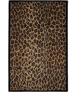 Hand tufted Safari Collection Wool Rug (8 x 11)  Overstock