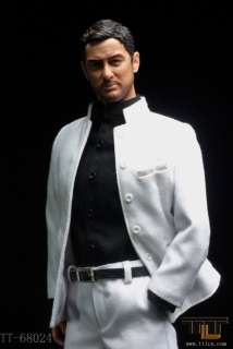 TTL Toys Fasion Man   Chinese Tunic Suit White Set  