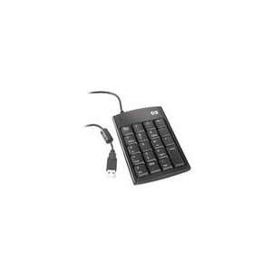  HP Ultra Mini USB Numeric PX972A Black Wired Keyboard 