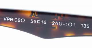 NEW Prada Eyeglasses VPR 08O HAVANA 2AU 101 VPR080 AUTH  