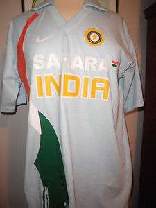 Cricket Sahara India Nike Shirt Size 42 Board of Control for Cricket 
