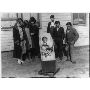  Southern Appalachian people,woman in coffin,1923 1943 