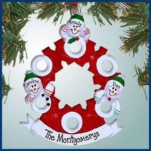  Personalized Christmas Ornaments   Hugs and Kisses Family 