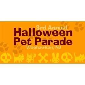    3x6 Vinyl Banner   Annual Halloween Pet Parade 
