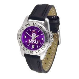 Northwestern State Demons Sport AnoChrome Ladies Watch with Leather 