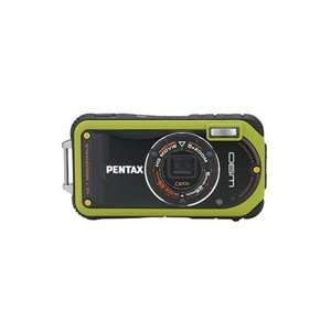   Pentax Optio W90 Waterproof 12.1 MP Digital Camera Green Camera