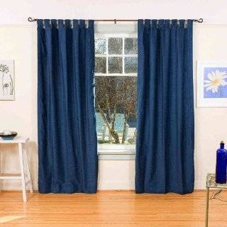 Navy Blue Velvet Curtains / Drapes / Panels Curtain Length 76 Inches 