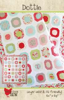 NEW QUILT PATTERN DOTTIE BY CLUCK CLUCK SEW EASY AND FUN TO MAKE 