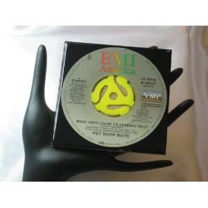  Pet Shop Boys 45 RPM Record Drink Coaster   What Have I 