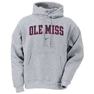 Ole Miss Rebels NCAA Embroidered Hooded Sweatshirt By Nike Team Sports 