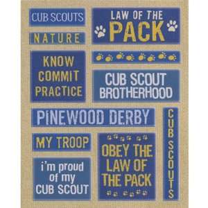 com K&Company Boy Scouts Of America Clearly Yours Stickers Cub Scout 