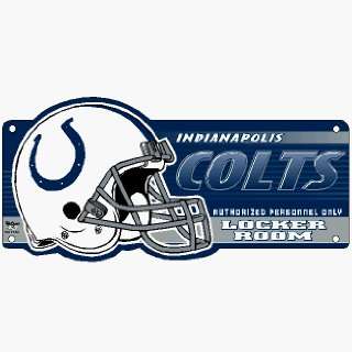  NFL Indianapolis Colts Locker Room Sign *SALE*: Sports 