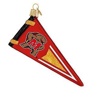  University of Maryland Pennant Ornament