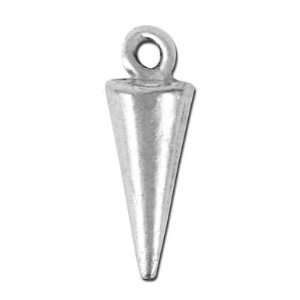  18mm Light Antique Silver Drop Pewter Charm Arts, Crafts 