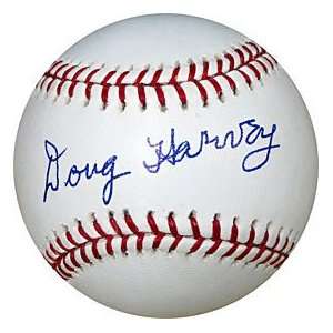  Doug Harvey Autographed / Signed Baseball (JSA): Sports 