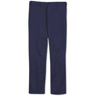    Harbor Bay Big & Tall Waist Relaxer Pleated Twill Pants: Clothing