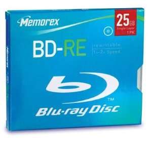 Memorex BD RE Blu Ray Rewritable Disc   Single: Computers 