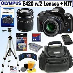  Olympus E420 10MP Digital SLR Camera Kit With 14 42 & 40 