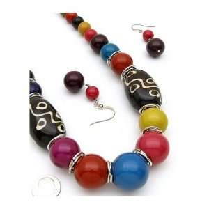  Ethnic Gypsy Bohemian Colorful Beads Necklace Everything 